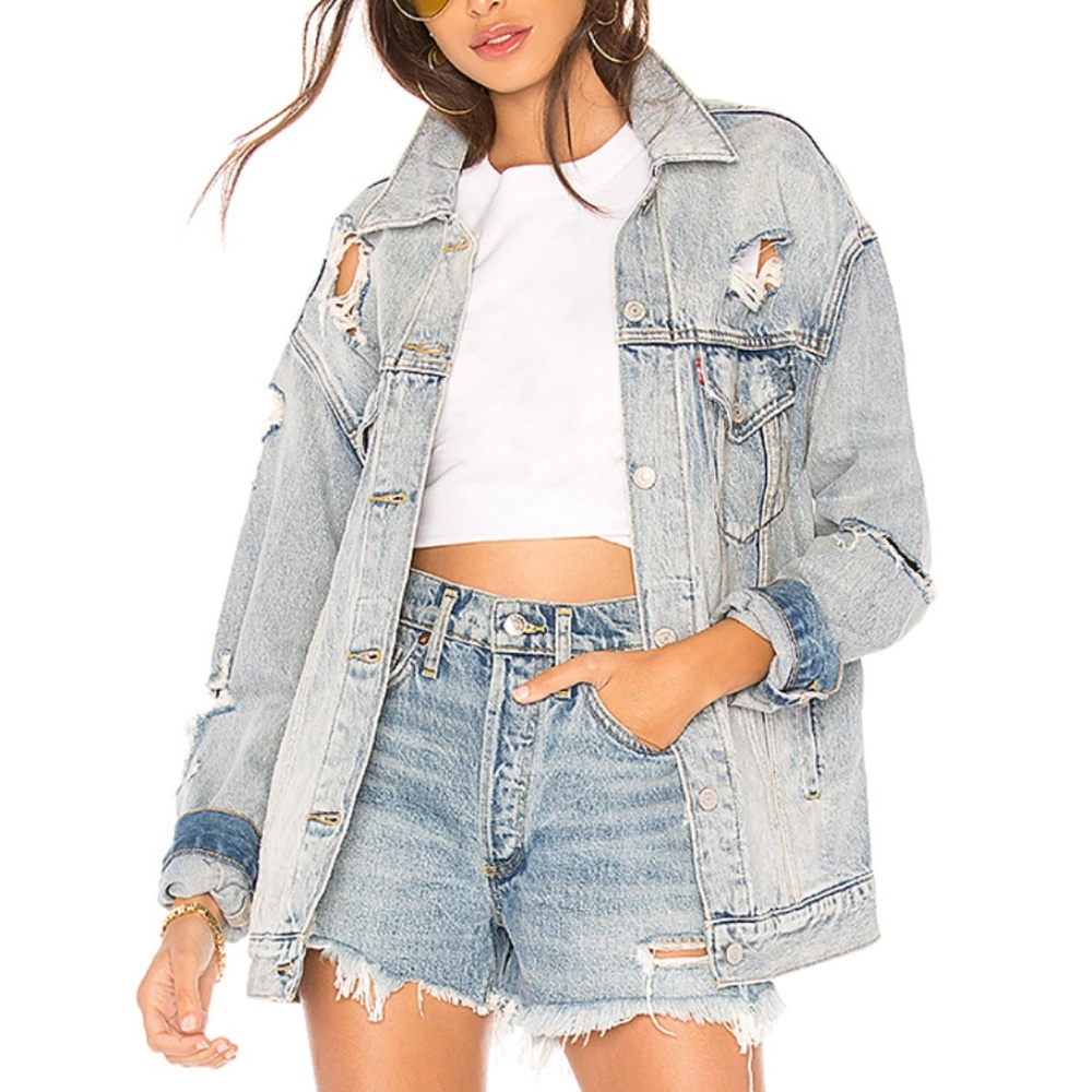Baggy Trucker Denim Jacket